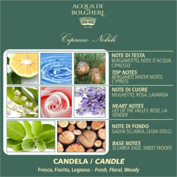 Preview: Acqua di Bolgheri – Cipresso Nobile Scented Candle 200 g