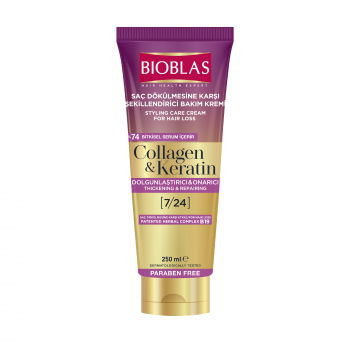 BIOBLAS Collagen & Keratin Styling Pflegecreme