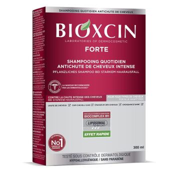BIOXCIN FORTE Shampoo 3 X 300 Ml Sparpack Gegen Haarausfall – Mit Bio Complex B11 | Für Kräftigeres, Gesünderes Haar