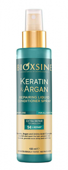 Bioxsine Keratin & Argan Repairing Liquid Conditioner Spray 150 ml