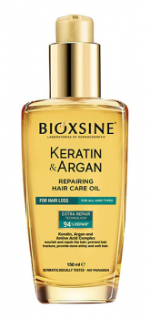 Bioxsine Keratin & Argan Repairing Hair Care Oil 150 ml