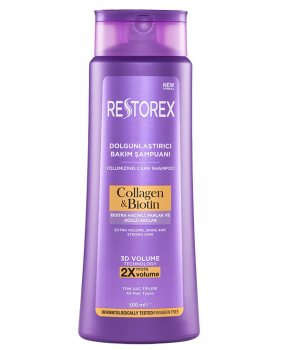 Restorex volume shampoo with collagen & biotin 500 ml
