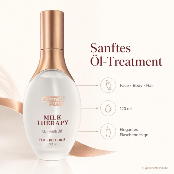 Preview: Softto Plus Milk Therapy Oil hair, body, face - 120 ml
