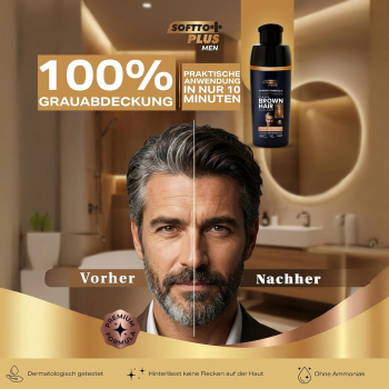Preview: Softto Plus Expert Formular Hair Color Dark Brown -men- 400 ml