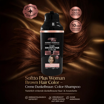 Softto Plus Expert Formular Hair Color Dark Brown -women- 400 ml
