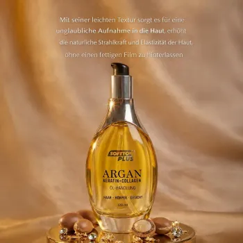 Preview: Softto Plus Argan Oil Keratin + Collagen hair, body, face - 120 ml