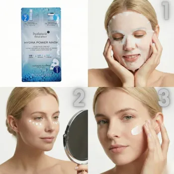 Preview: Hyaluronic 3-Step Facial Care Set - 1 piece