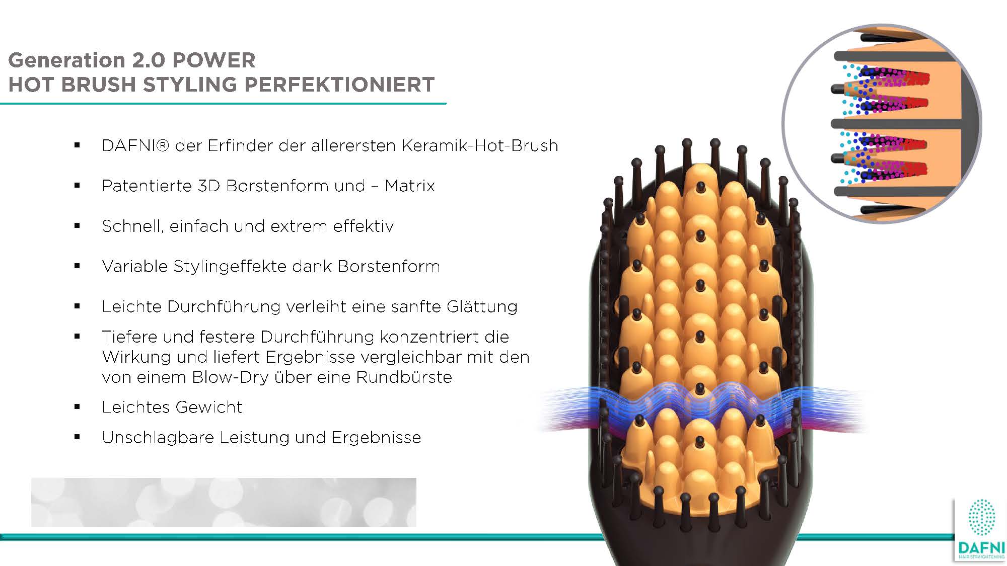 DAFNI Power - Hair Straightening Brush
