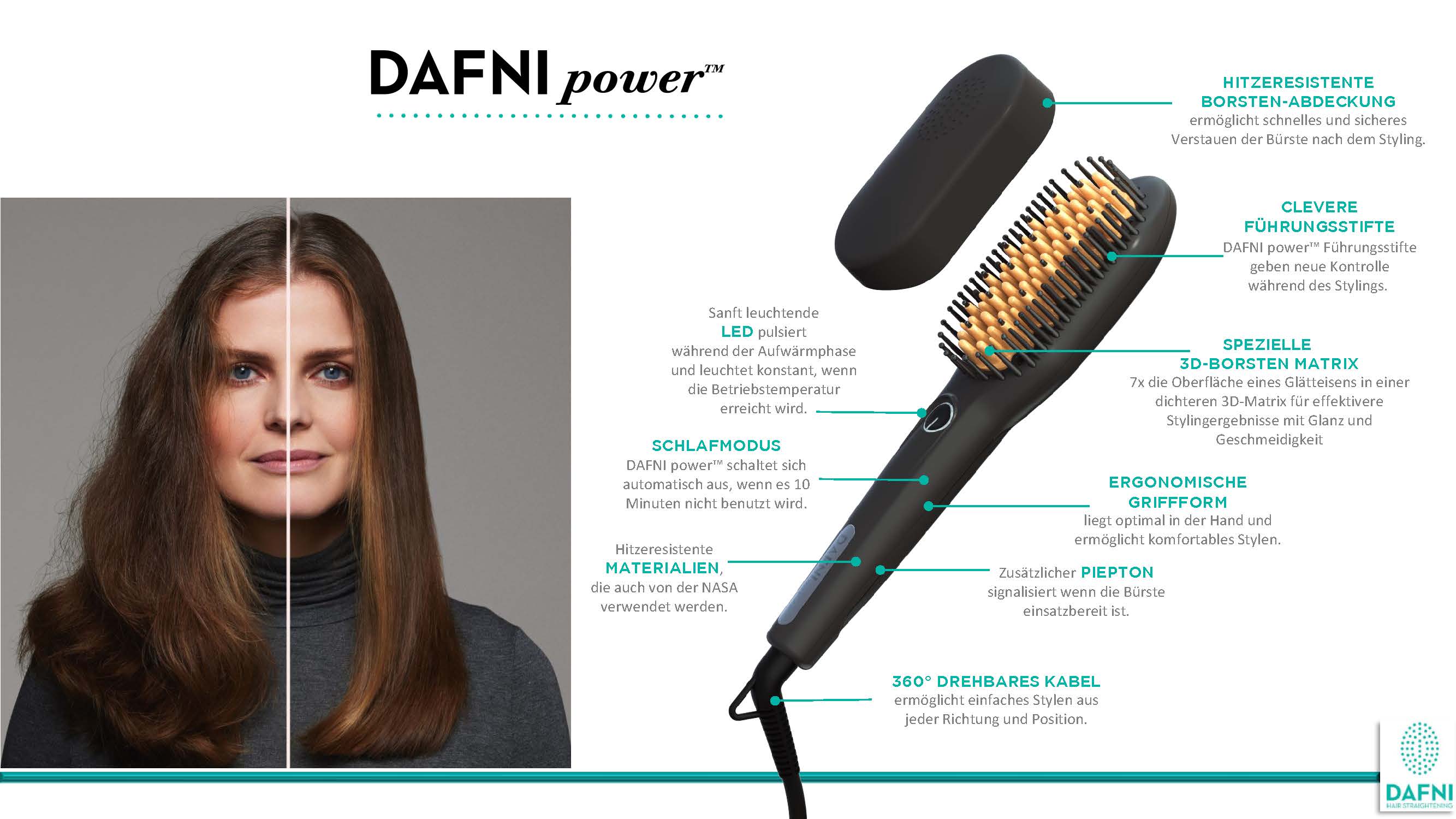 DAFNI Power - Hair Straightening Brush