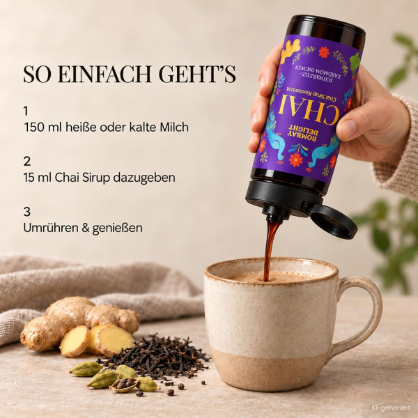 Bombay Delight Classic Chai Sirup Konzentrat  270 ml