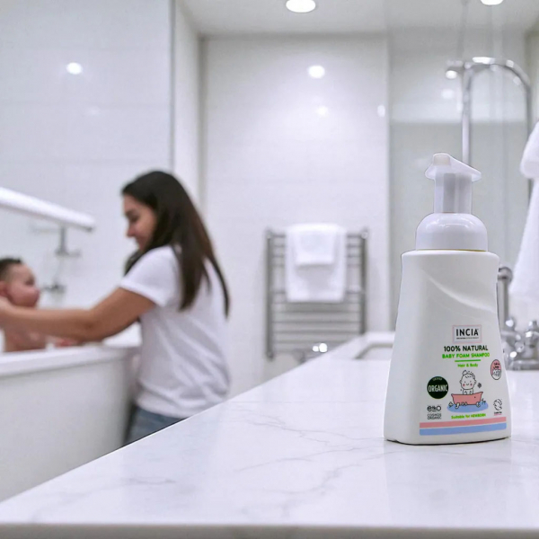 Incia Baby Foam Shampoo Hair & Body 100% natural - 200 ml