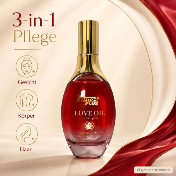 Softto Plus Love Oil hair, body, face - 120 ml