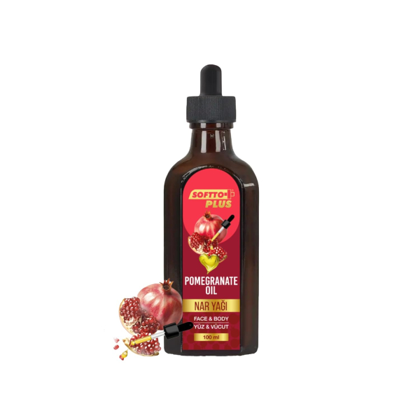 Softto Plus Granatapfel-Hautpflegeöl für Gesicht und Körper, 100 ml