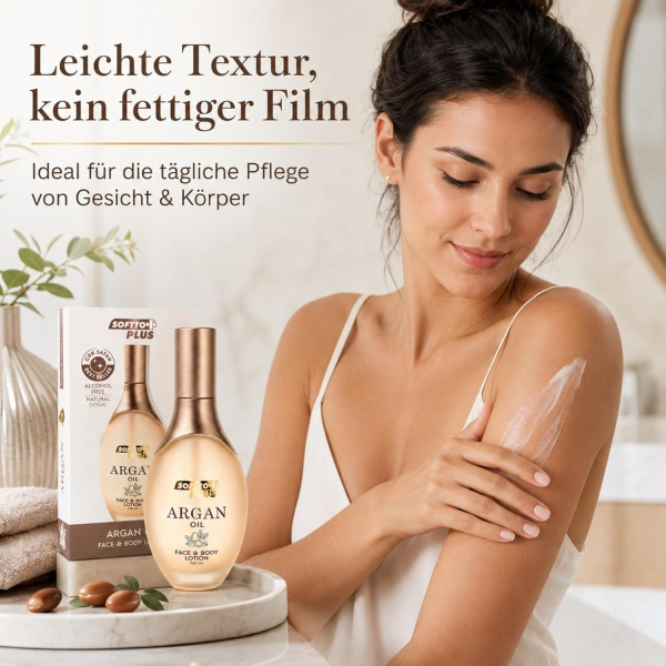 Softto Plus Argan Oil Face & Body Lotion 120 ml