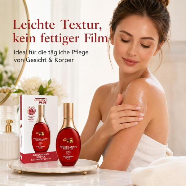 Softto Plus Pomegranate Seed Oil Face & Body Lotion 120 ml