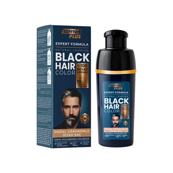 Softto Plus Expert Formular Hair Color Black -men- 400 ml