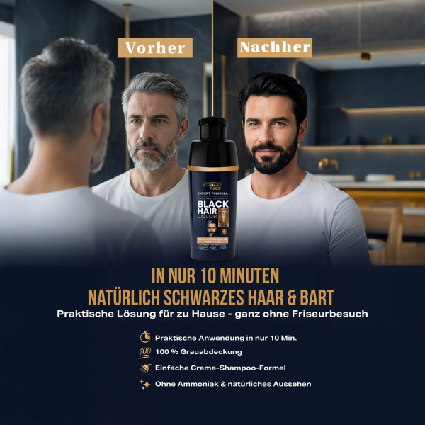 Softto Plus Expert Formular Hair Color Black -men- 400 ml