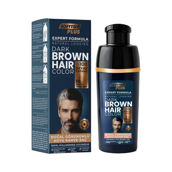 Softto Plus Expert Formular Hair Color Dark Brown -men- 400 ml