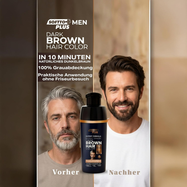 Softto Plus Expert Formular Hair Color Dark Brown -men- 400 ml