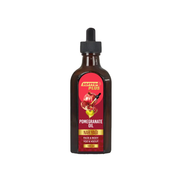 Softto Plus Granatapfel-Hautpflegeöl für Gesicht und Körper, 100 ml