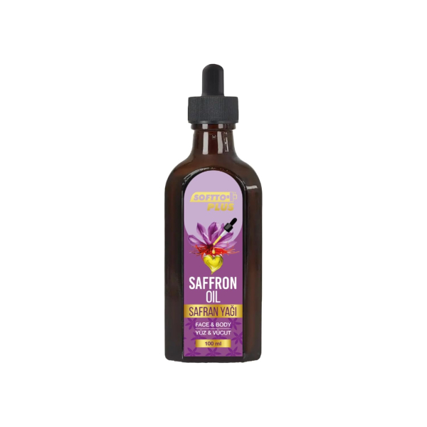 Softto Plus Saffron Skin Care Oil for Face and Body, 100 ml