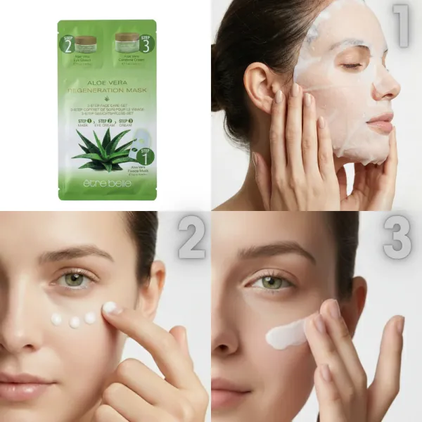 Aloe Vera Regeneration Mask 3-Step-Facecare - 1 piece